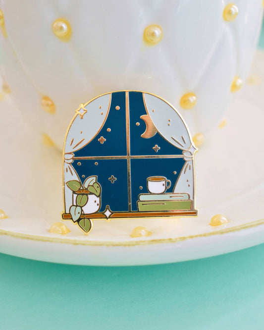 Cozy Nights Enamel Pin